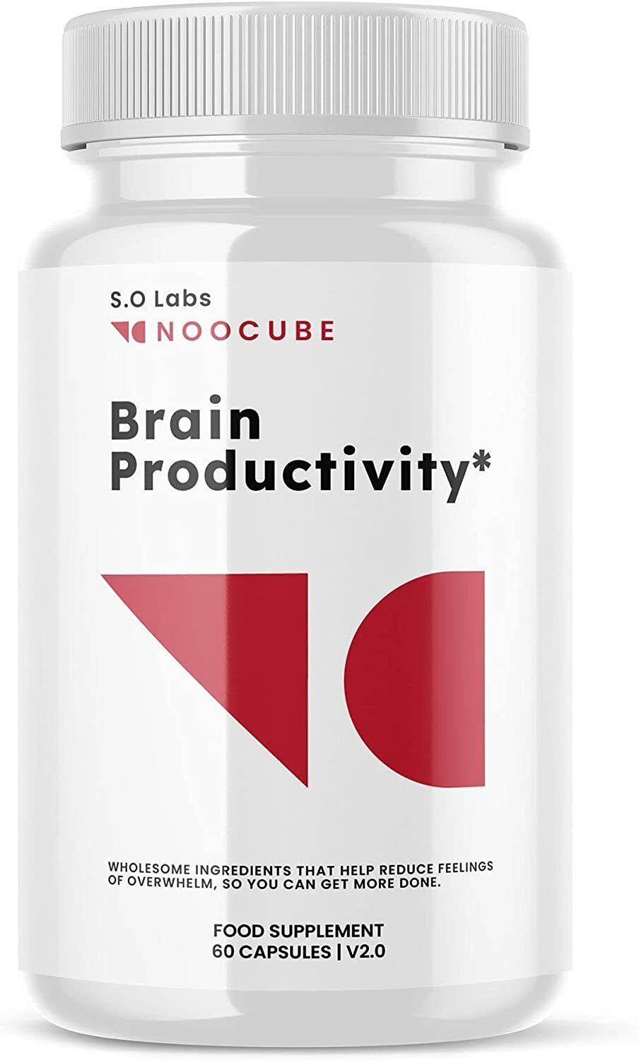 1-Noocube Brain Booster, Focus, Memory, Function, Clarity Nootropic Supplement