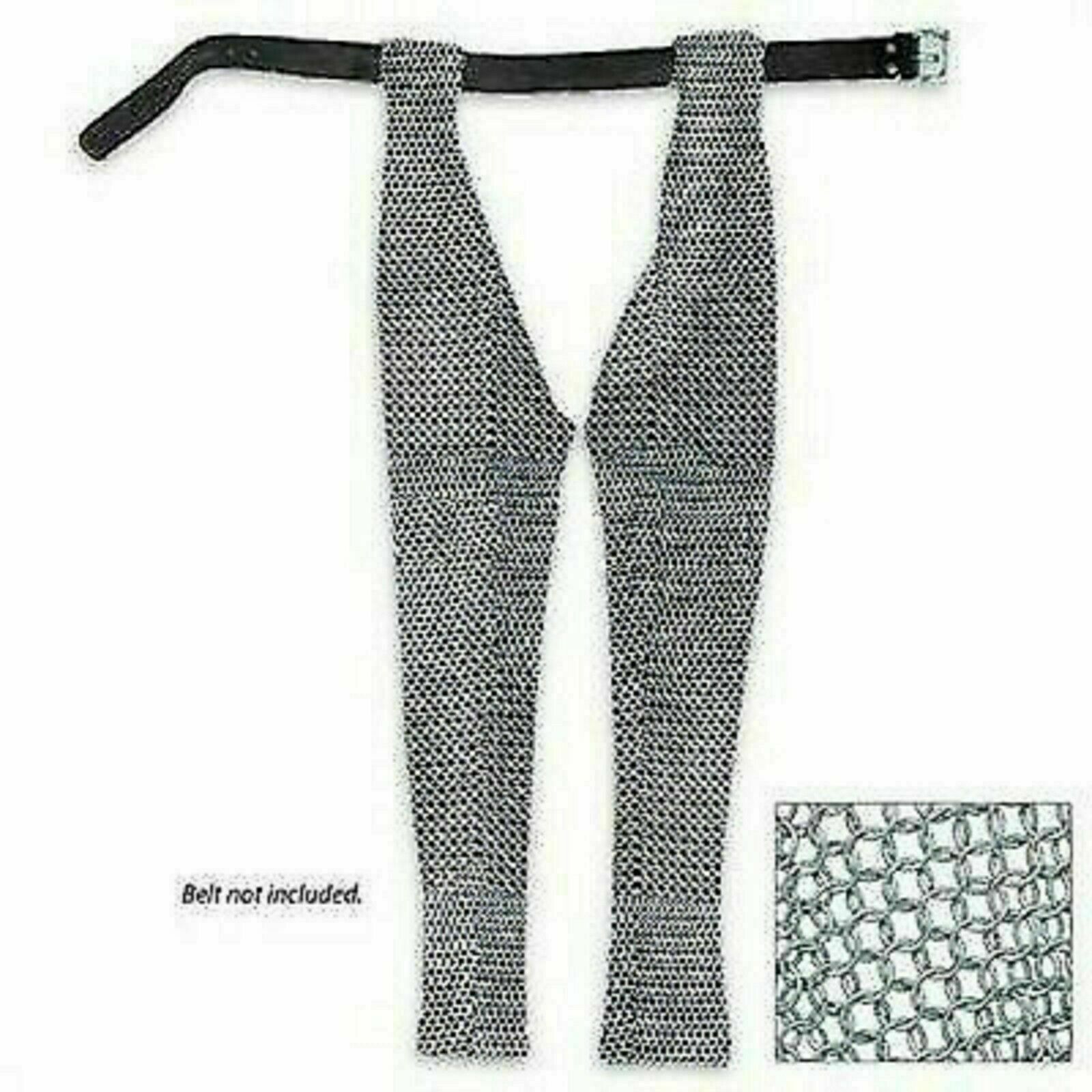 Medieval Battle Ready Chausses Chain Mail Leggings Best Gifting Item ASA