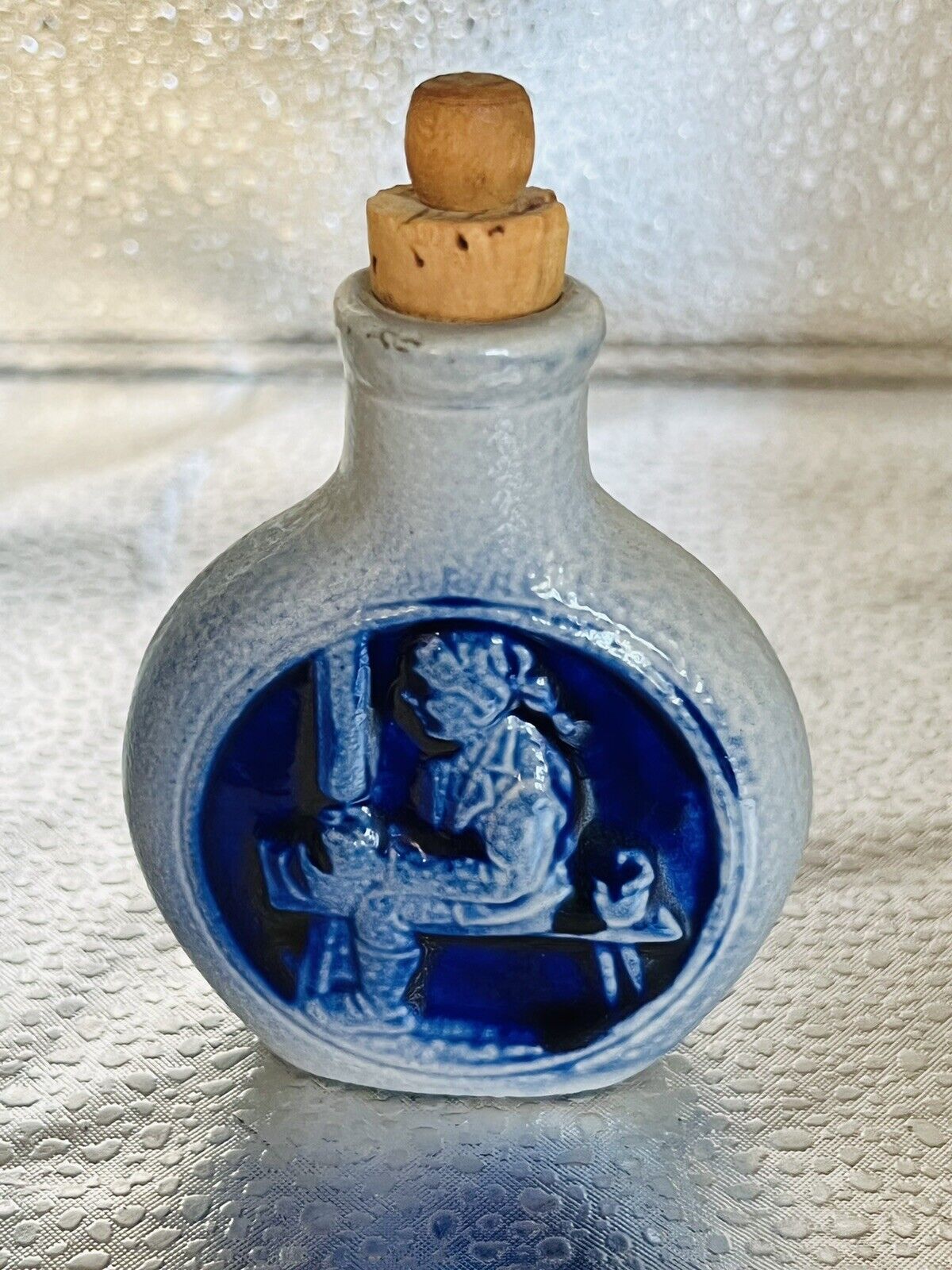 Vintage German Ceramic Small Snuff Bottle rare Schmalzler  Great Condition