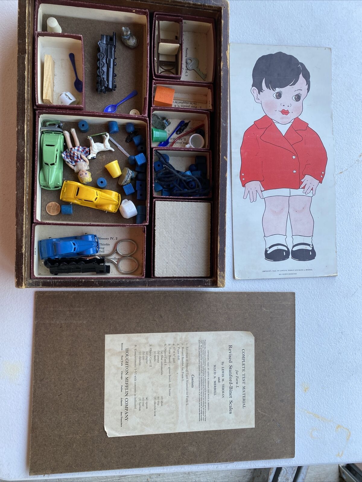 Vintage Stanford-Binet Intelligence Scale Kit