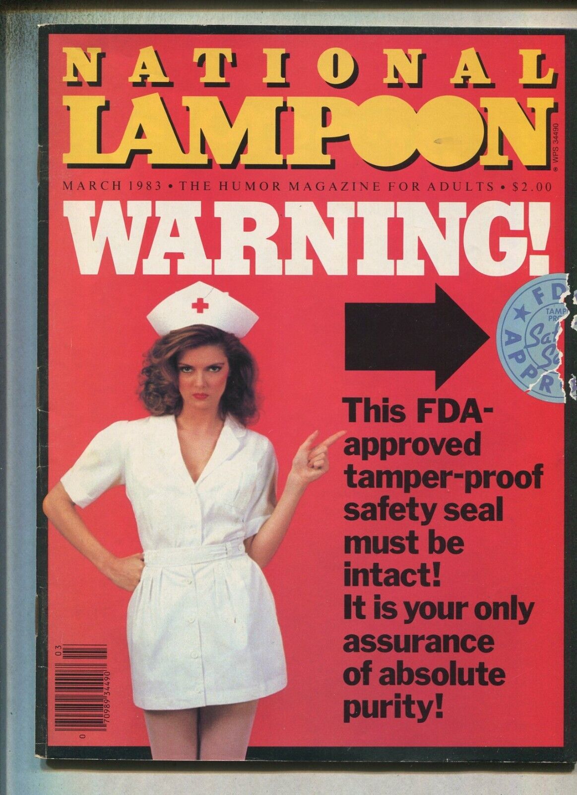 National Lampoon- WARNING  March 1983  #56  GN22