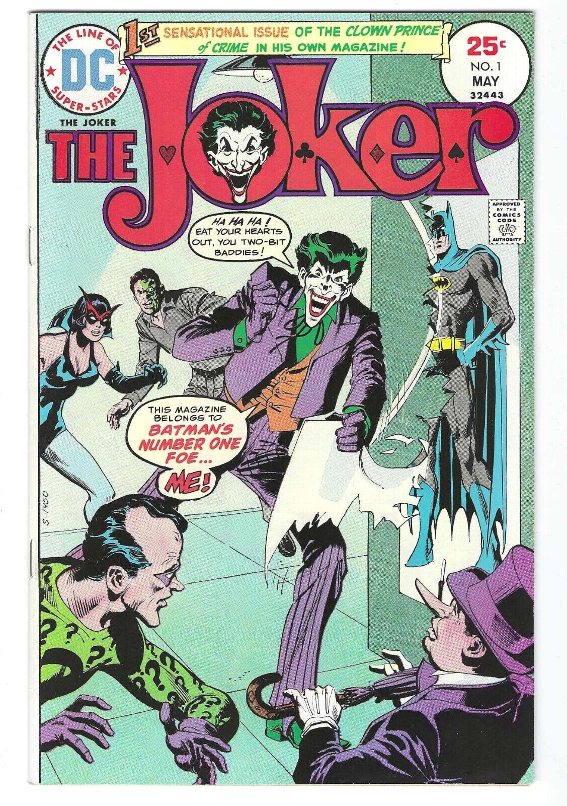 1973 Bronze Age DC Comic The Joker #1 VF 