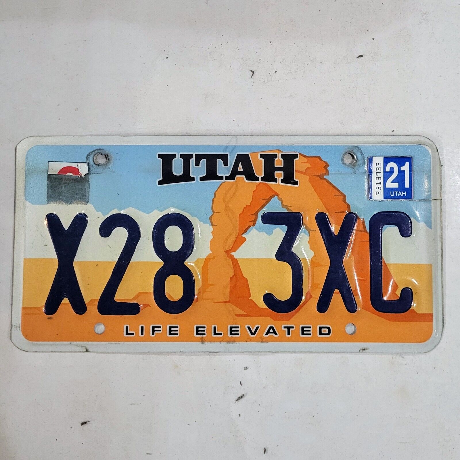 UTAH Arches  Graphic License Plate ~ X28 3XC ~🔥FREE SHIPPING🔥 LIFE ELEVATED