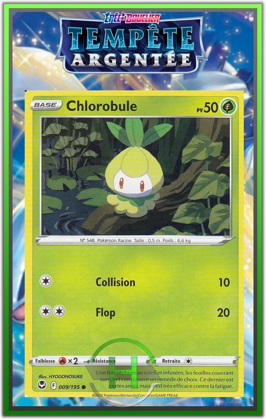 Chlorobule - EB12:Silver Storm - 009/195 - New French Pokemon Card