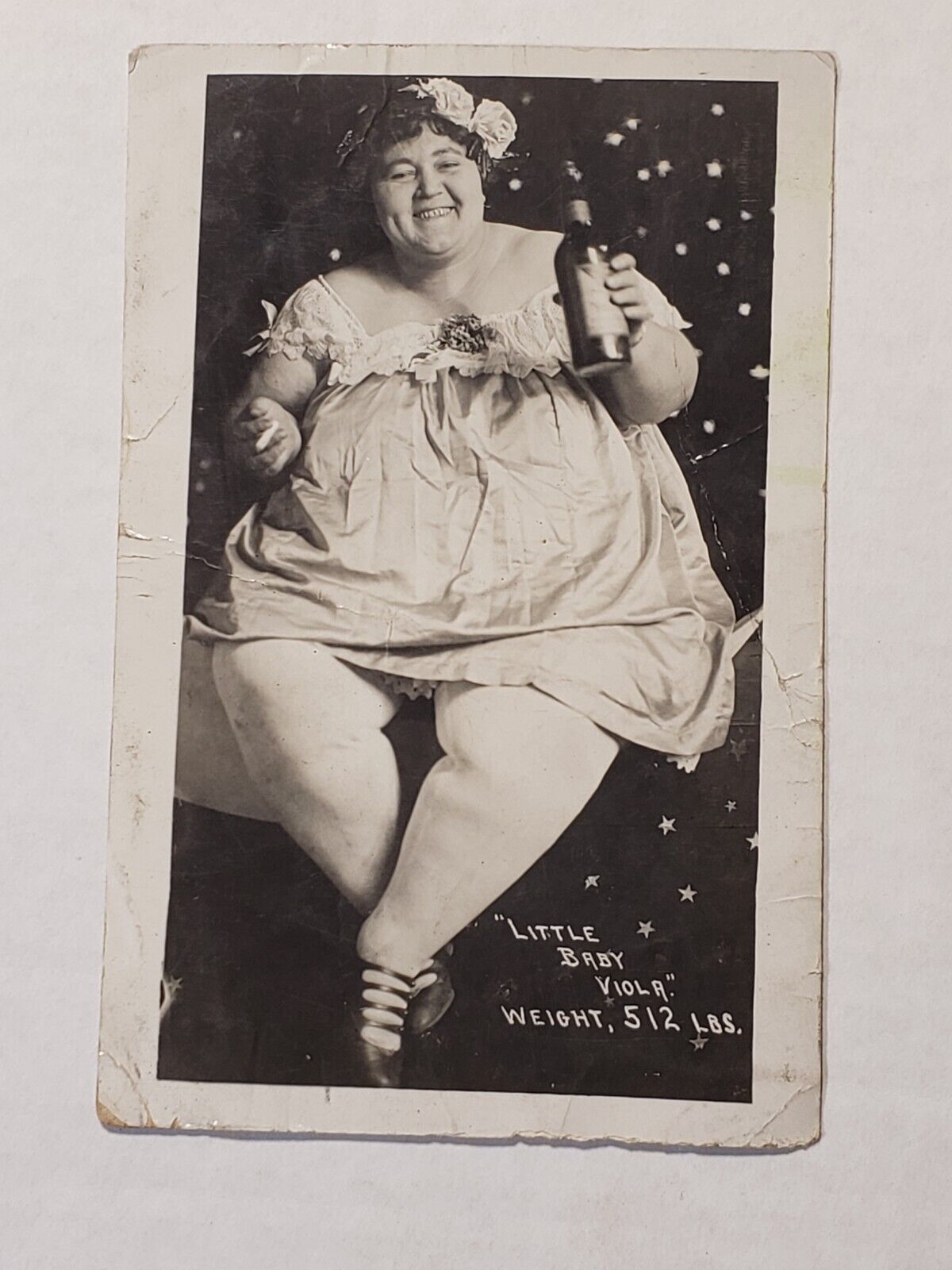 RPPC LITTLE BABY VIOLA - MORBIDLY OBESE - 512lbs - Smoking - Drinking 5.5x3.5