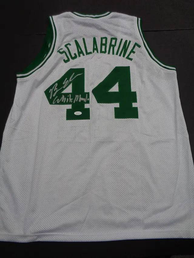 Brian Scalabrine Boston Celtics Autographed & Inscribed Custom Basketball Style