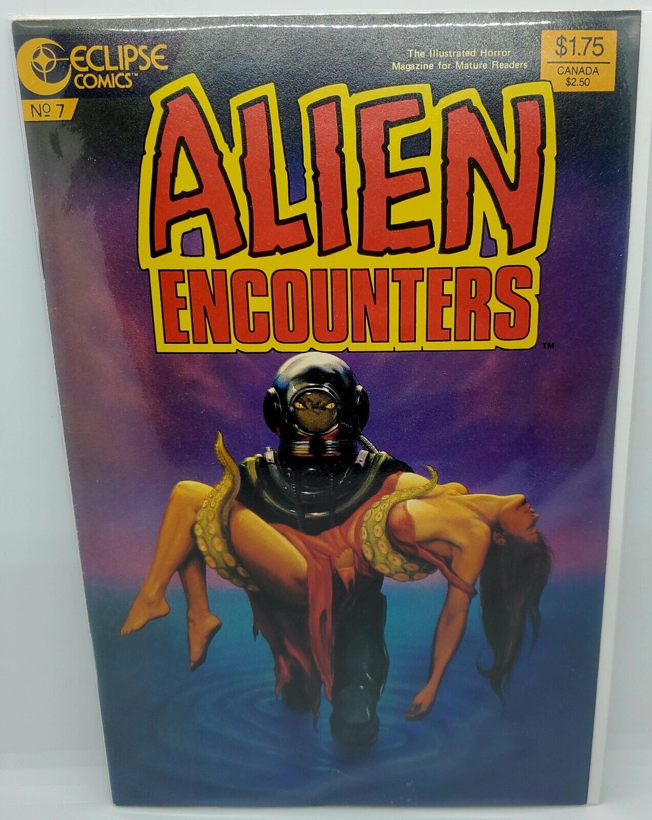 Vintage Alien Encounters #7 (Eclipse Comics 1986) 1st Edition 1st Print Mint 🔥