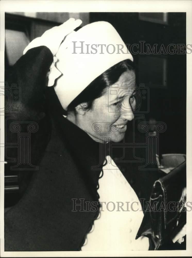 1965 Press Photo Princess Lalla Aisha, sister of the King of Morocco, in London
