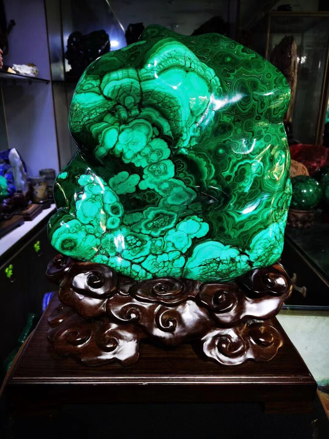 55lb natural Malachite  Quartz raw stone decoration polishing ornaments