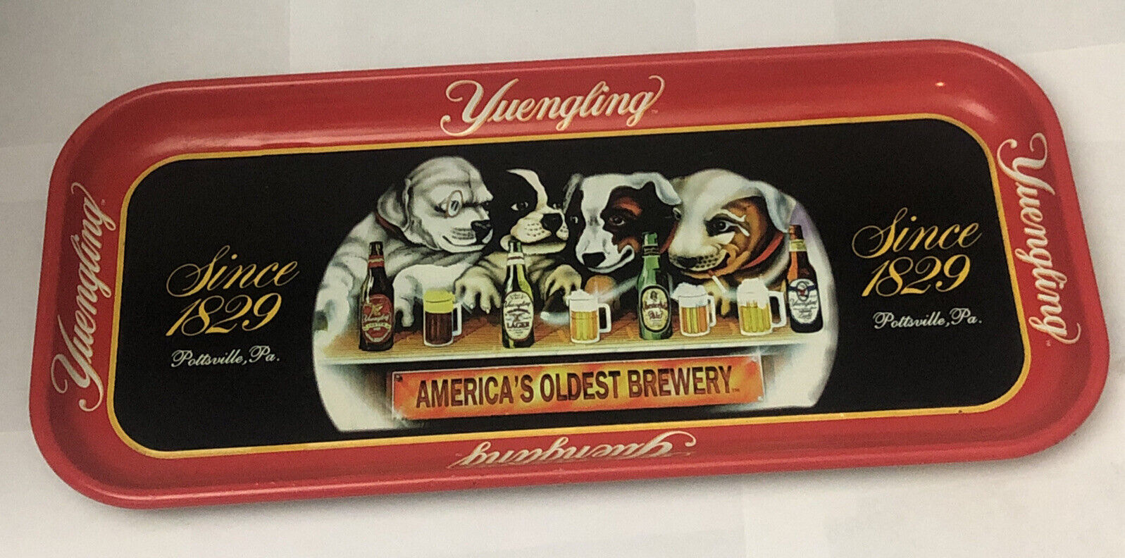 Yuengling Limited Edition Collector Series Beer Tray Dogs Run Tray