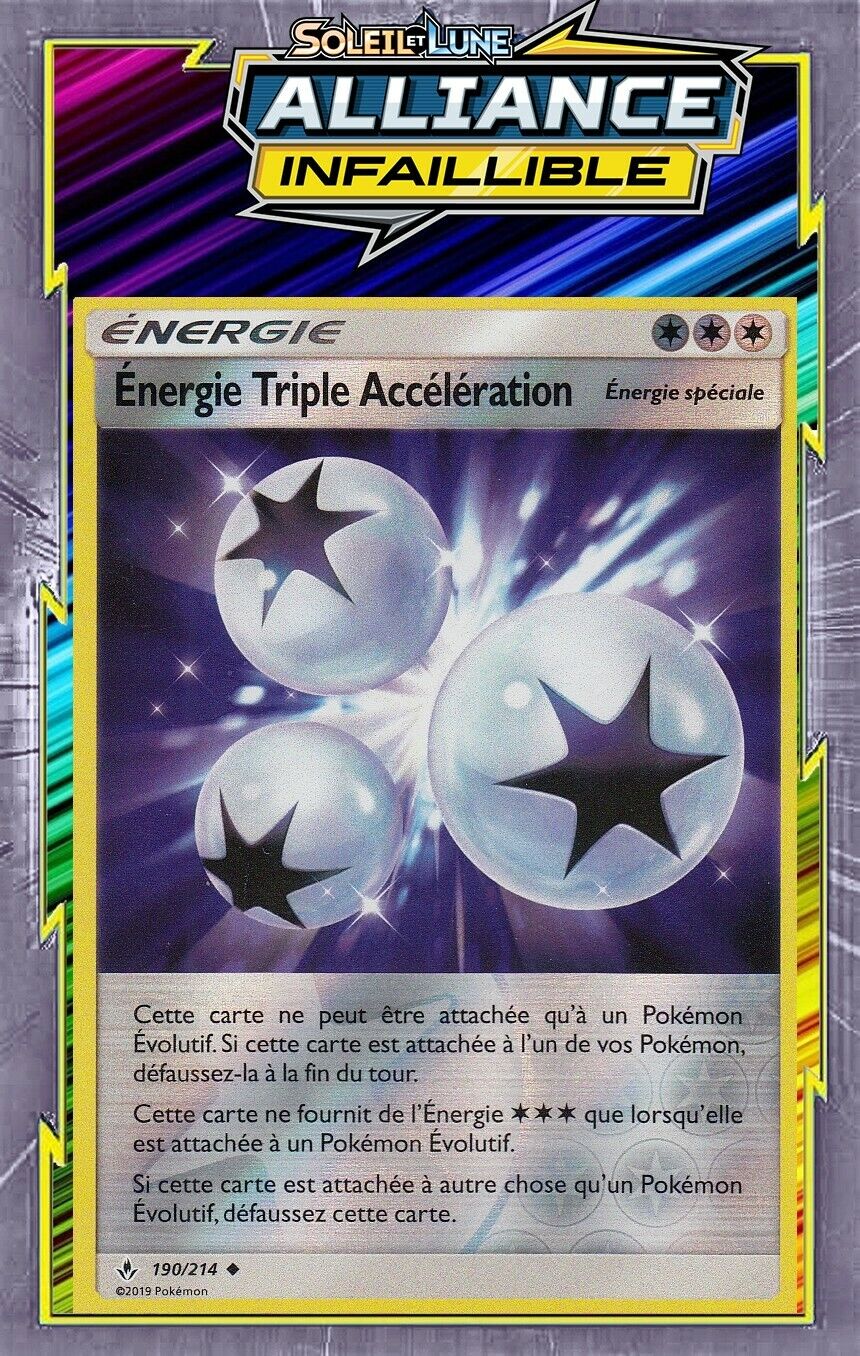 Energy Triple Reverse Acceleration - SL10 - 190/214 - Pokemon Card New FR