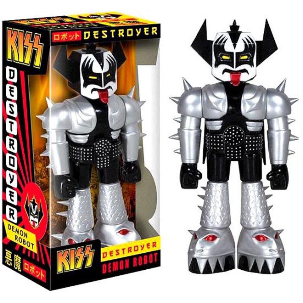 KISS Destroyer Demon Robot Vinyl Collectable Doll Toy Gene Simmons Action Figure