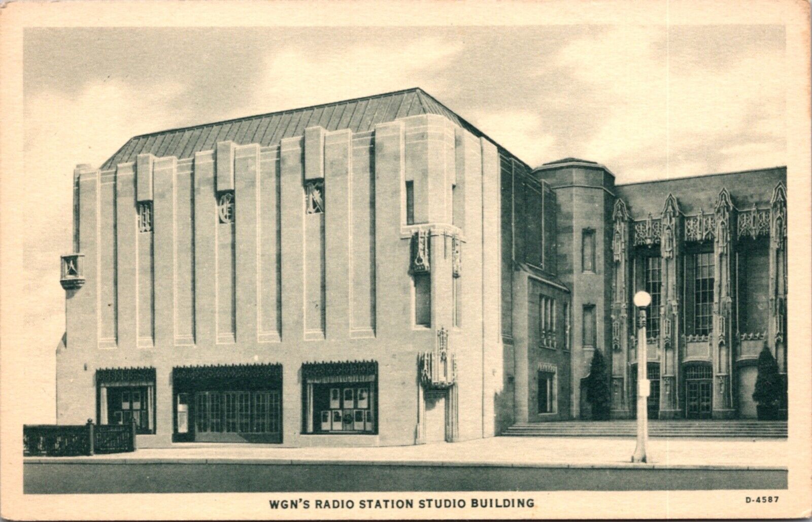 PC WGN\'s Radio Station Studio Building 445 North Michigan Ave Chicago Illinois