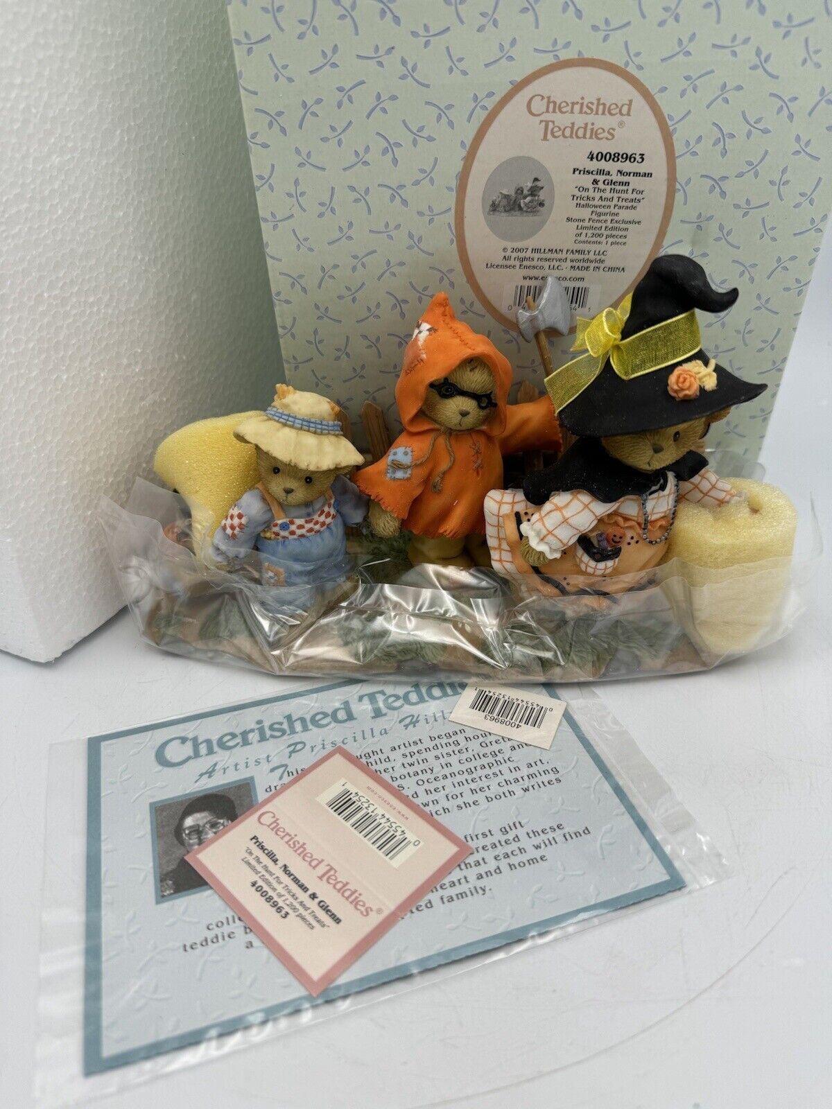 Cherished Teddies Limited Edition “On The Hunt For Tricks And Treats” 4008963