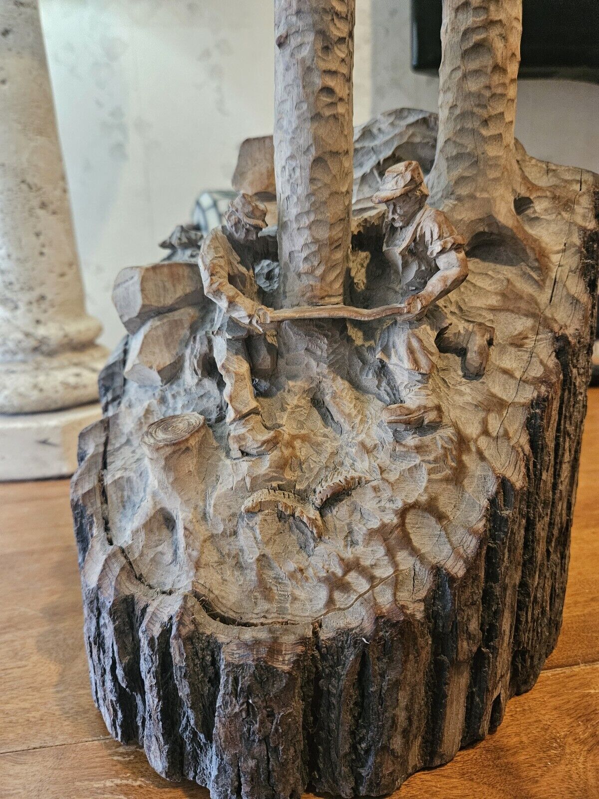 Antique Wood Carving, Black Forest 