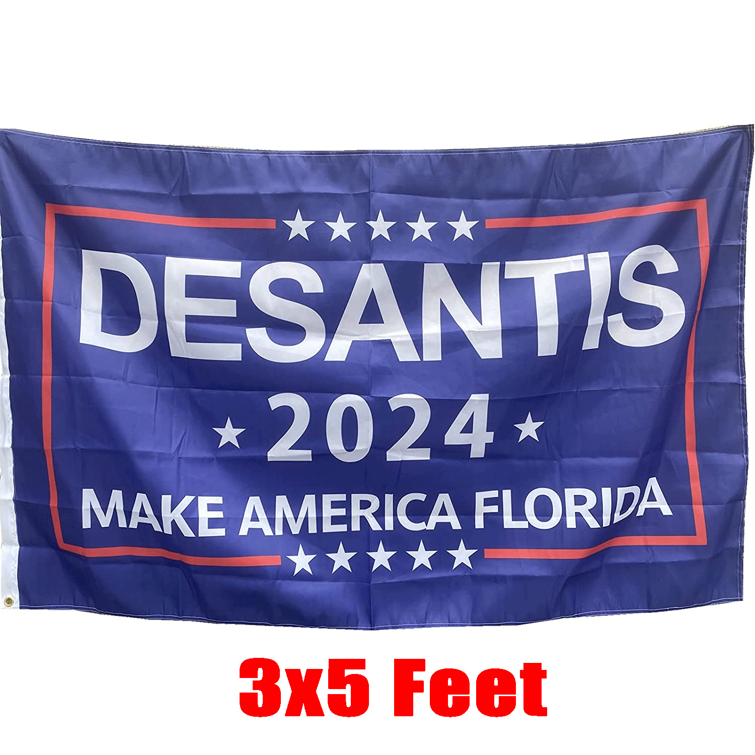 New Ron Desantis Flag 3’x5’ 2024 Make America Florida Presidential Candidate US
