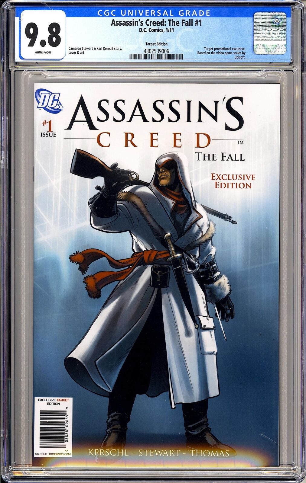 Assassin\'s Creed The Fall 1 CGC 9.8 2011 4302539006 Target Edition