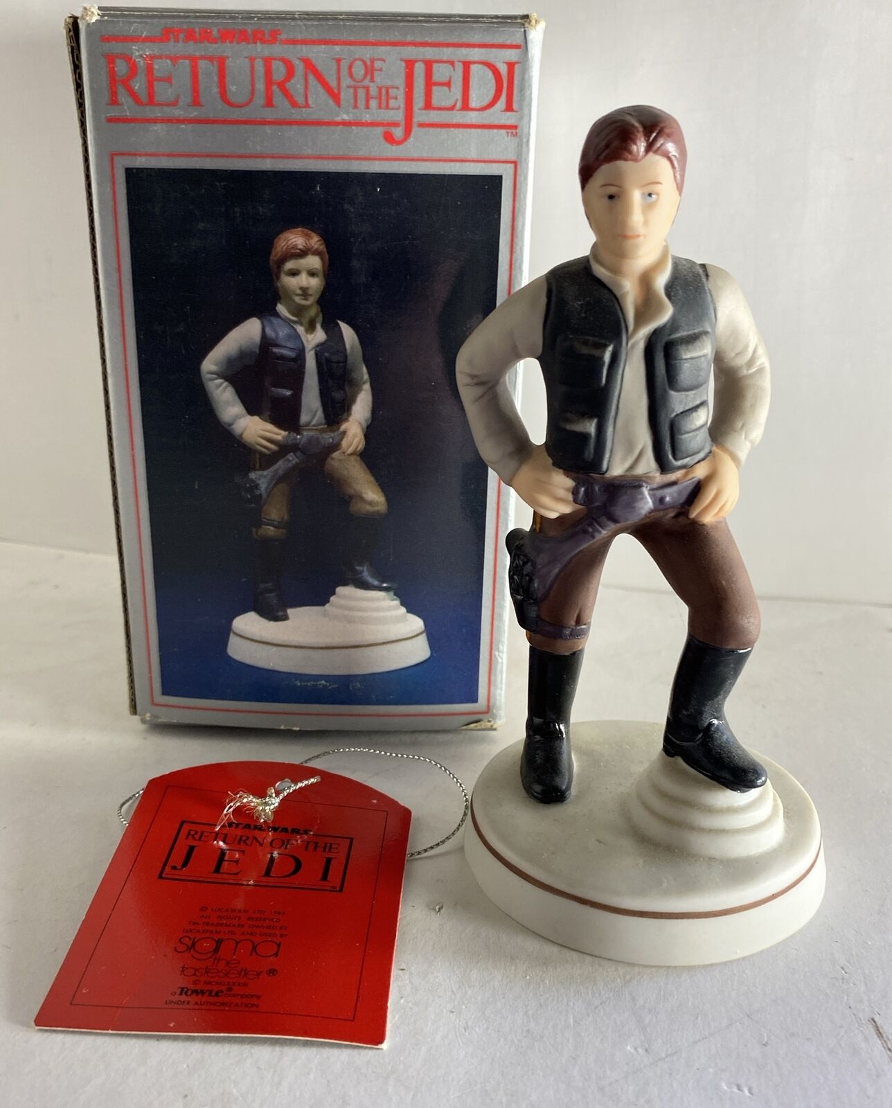 Star Wars Return of the Jedi - Han Solo - Porcelain Figurine - Towle Sigma 1983