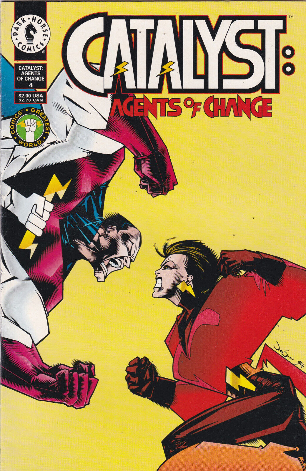 Catalyst: Agents of Change  #4 (1994)Dark Horse Comics , High Grade