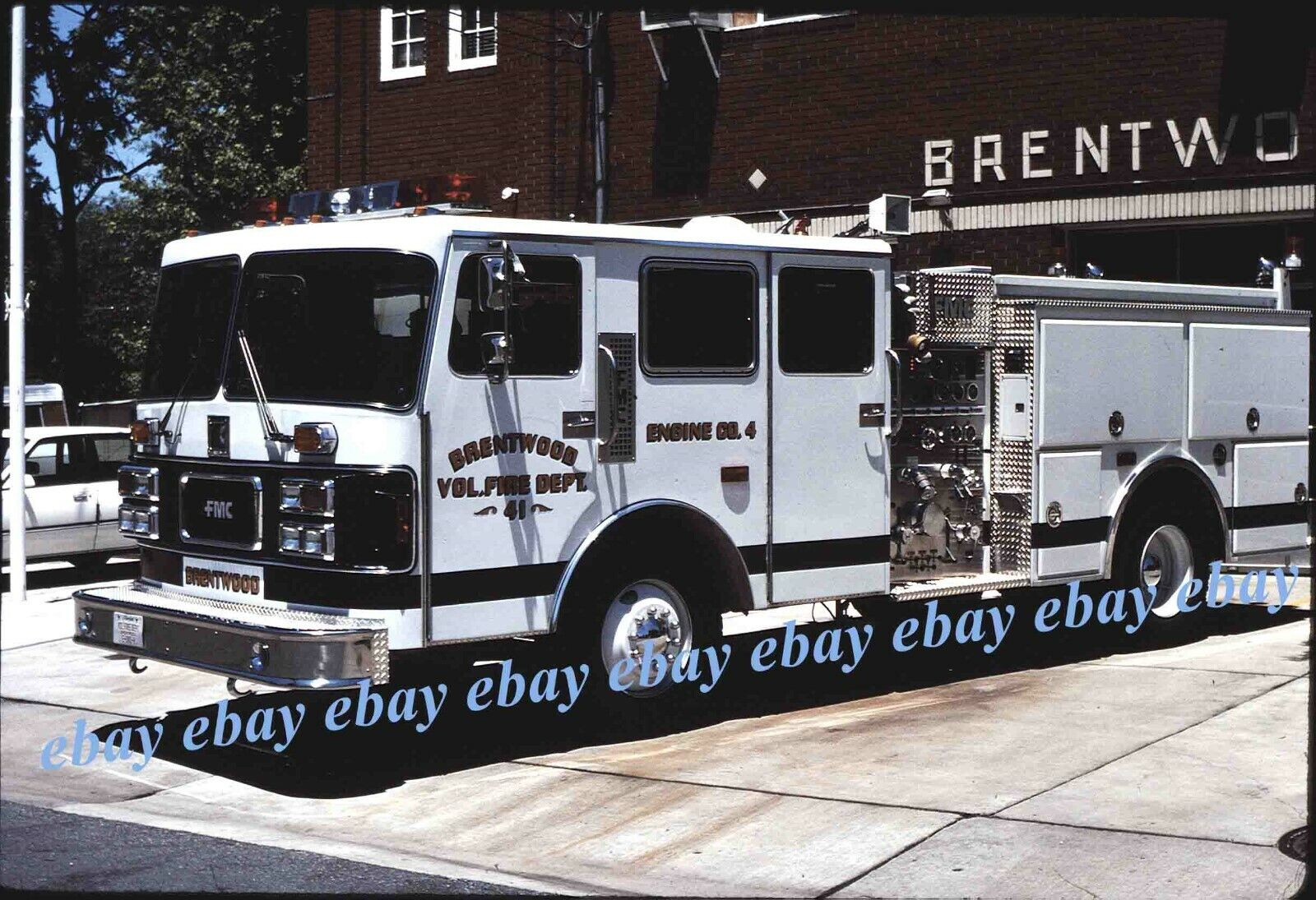 Fire Apparatus Slide Brentwood Prince Georges Co MD 1988 Pemfab-FMC Pumper MD64