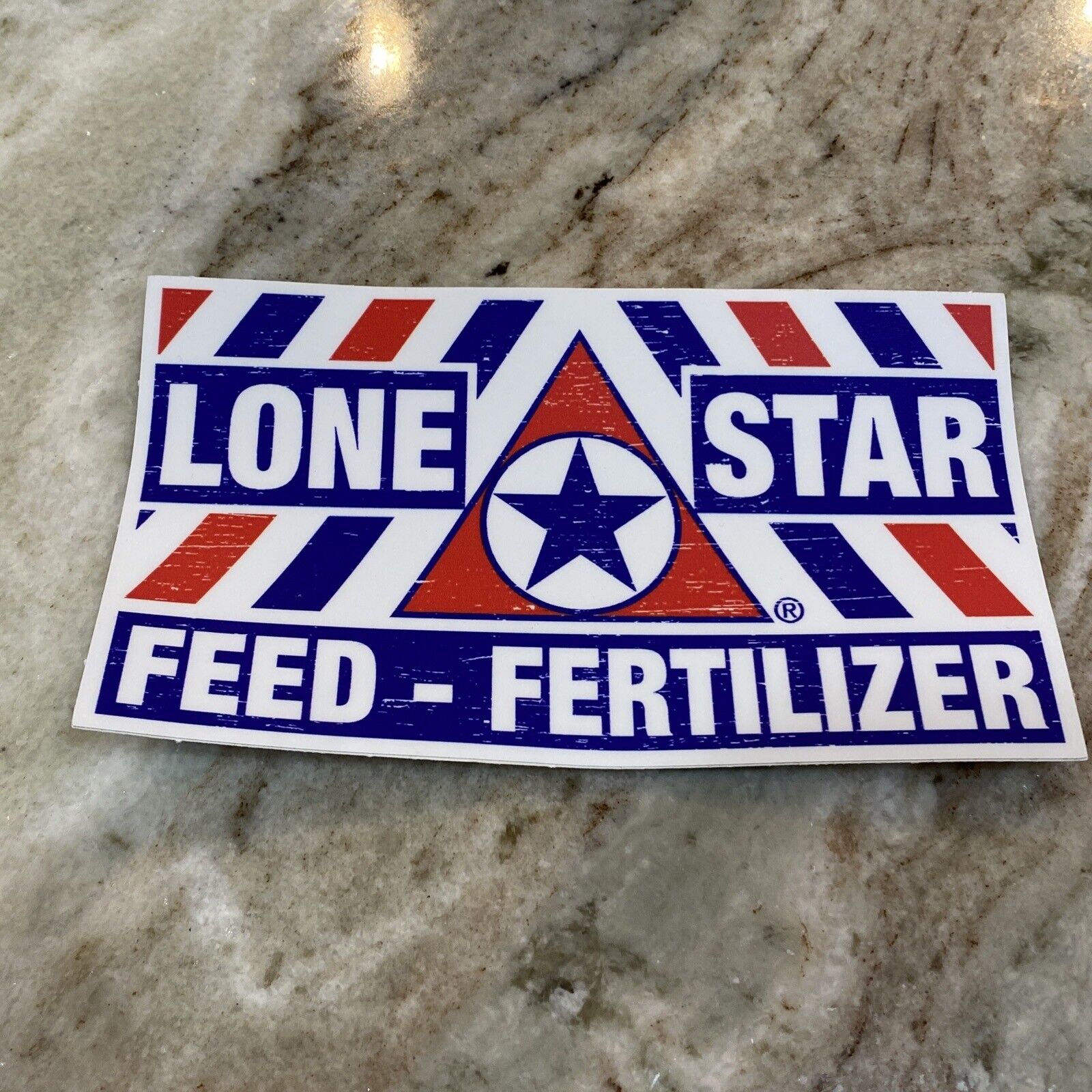 Lone Star Feed Fertilizer Sticker Decal 5” Nacogdoches Texas