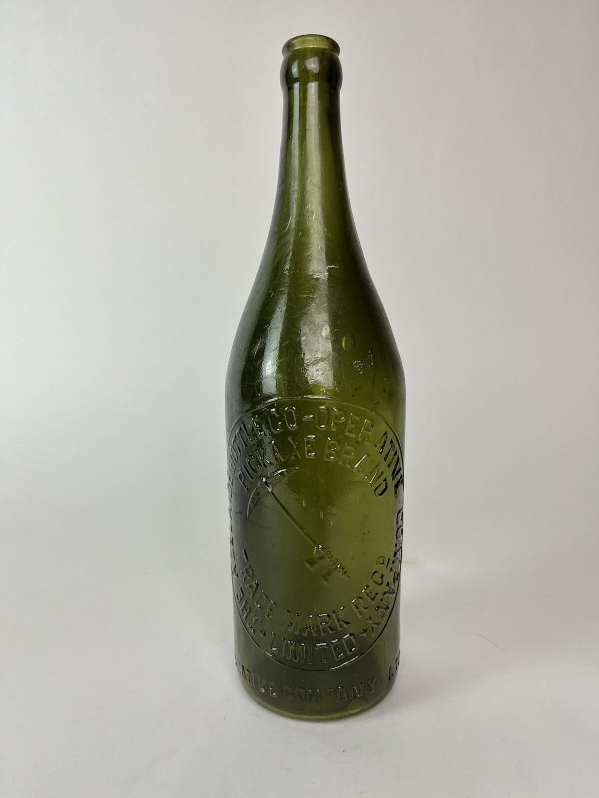 Adelaide Co-Op Company Vintage bottle Green from Australia