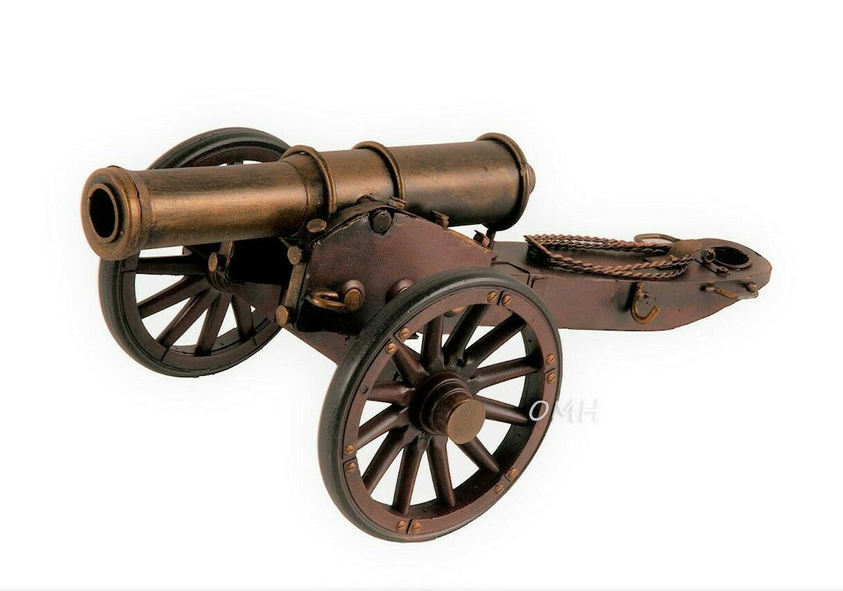 Civil War Artillery Cannon Metal Model 12