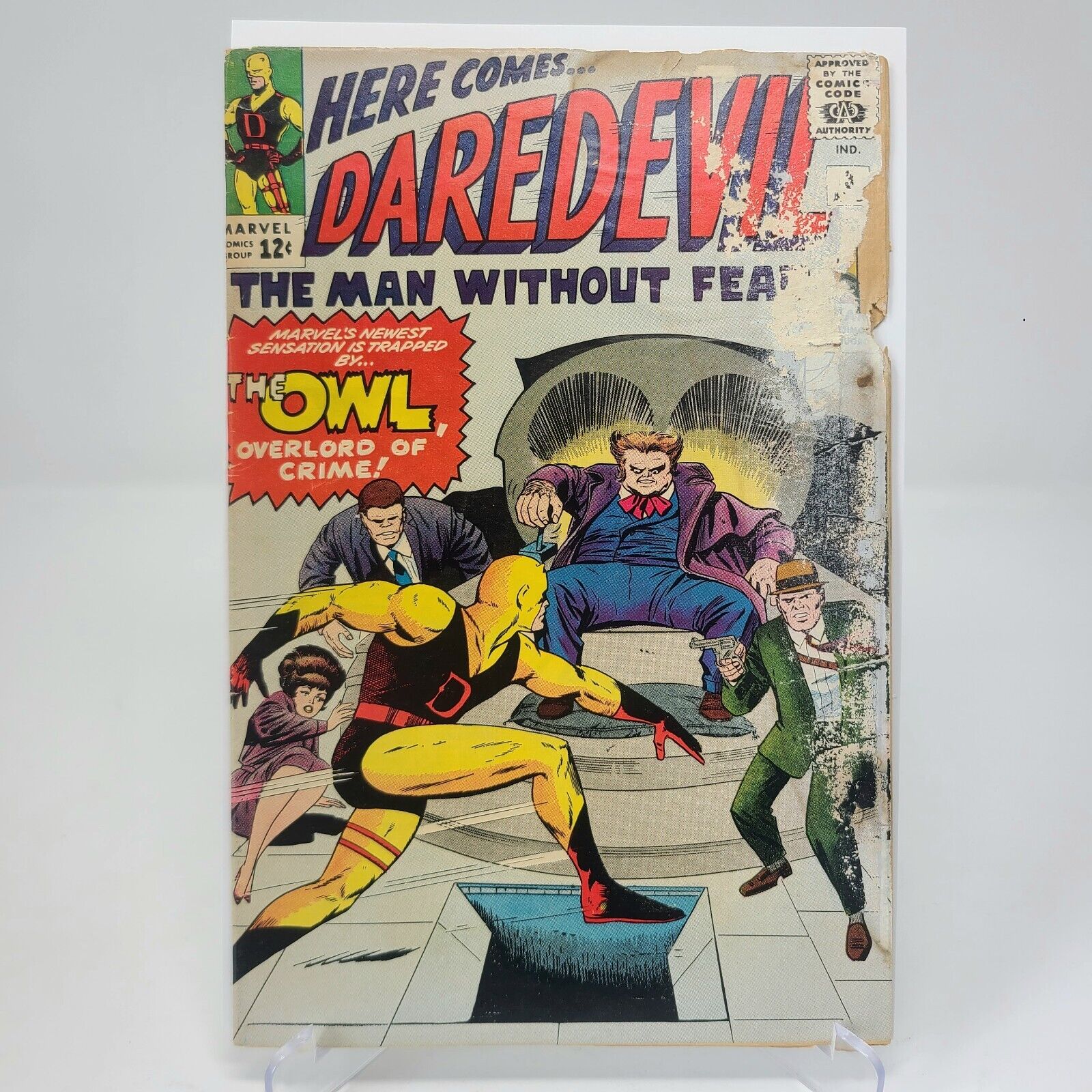 Daredevil #3 1st Appearance of Owl Marvel 1964 LOW GRADE COMBINED SHIPPING 
