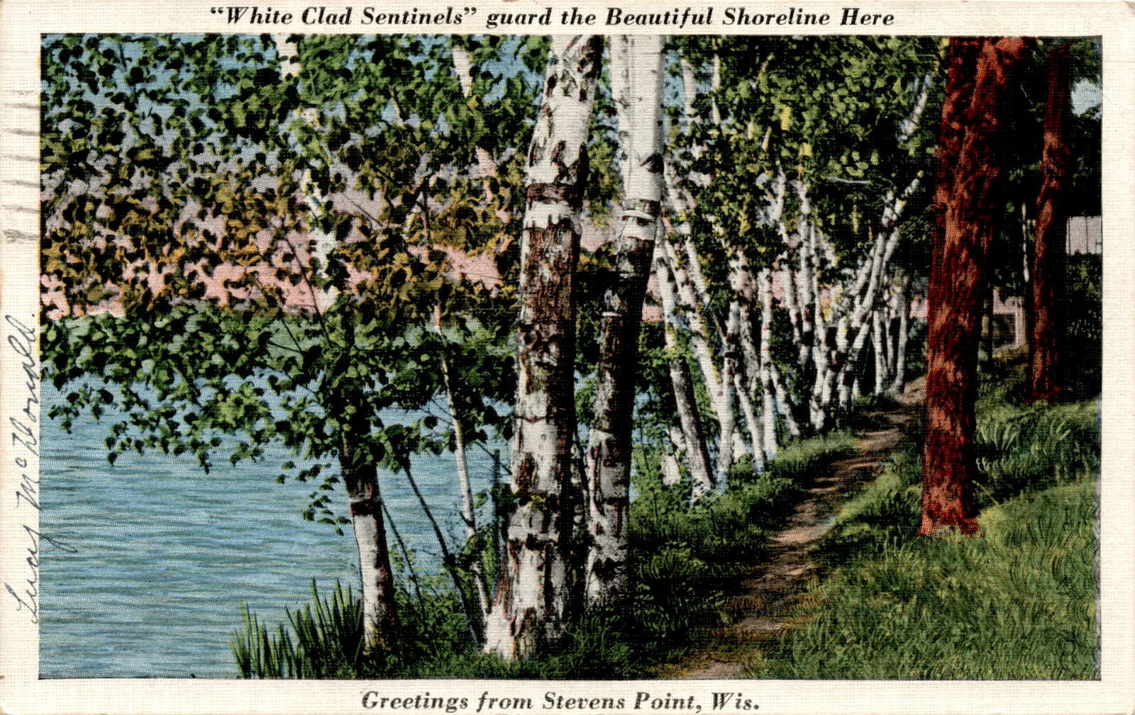 Postcard, Stevens Point, Wisconsin, Dr. & Mrs. R. J. McDonald, Doyle, Postcard