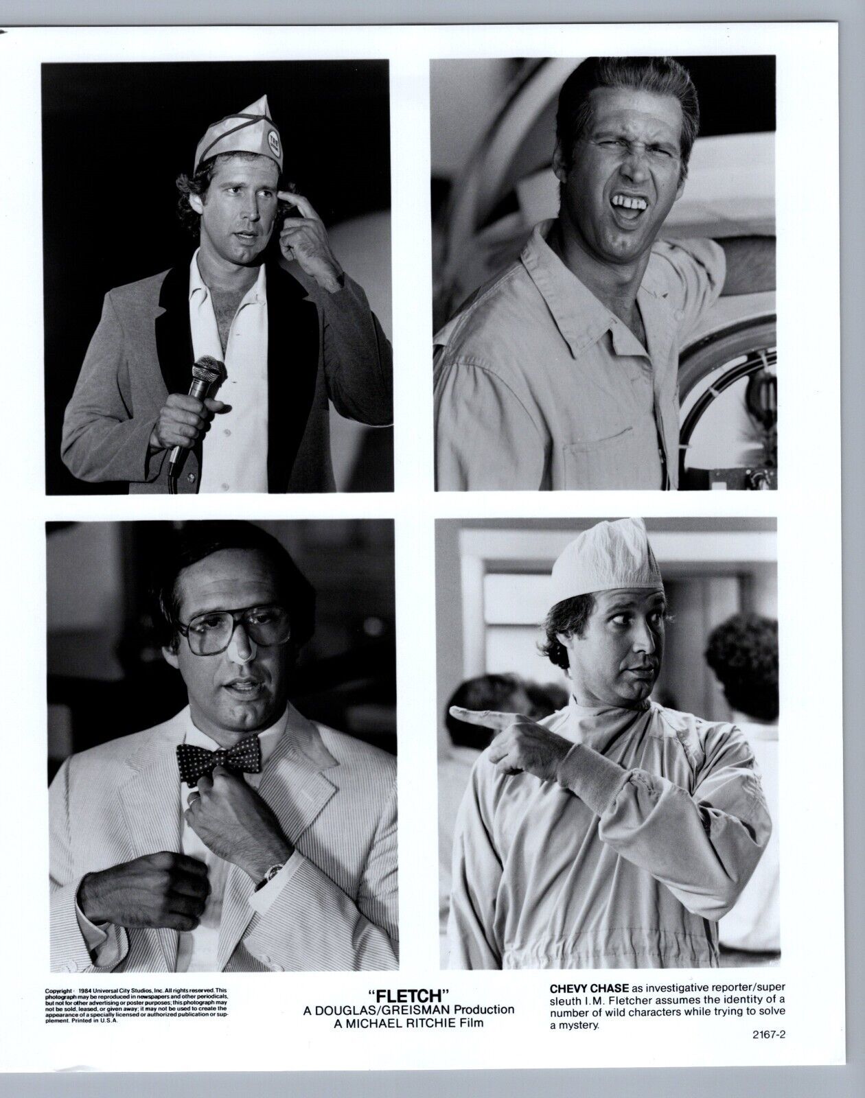 Chevy Chase in Fletch (1984) 🎬⭐ Original Handsome Hollywood Photo K 469