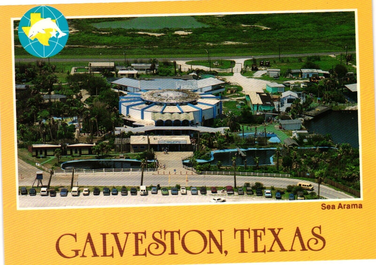 Continental Postcard Sea-Arama Marineworld Galveston Texas