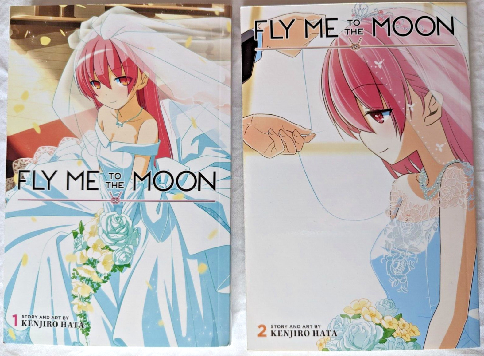 Fly Me To The Moon Vol 1-2 Manga Lot, 2021, Kenjiro Hata, Viz Media