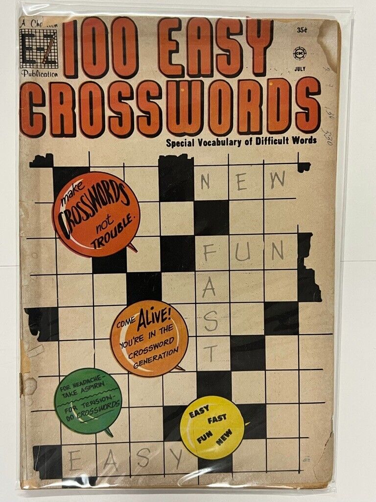 E-Z Publications Vintage Crossword Book 35 cent | Combined Shipping B&B