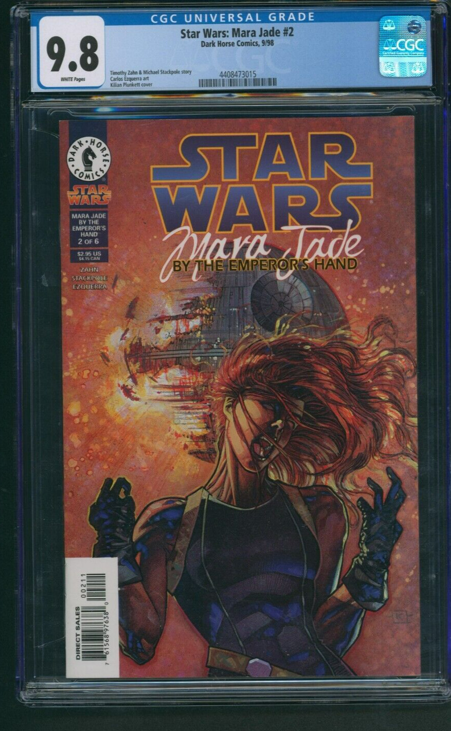 Star Wars Mara Jade By the Emperor’s Hand #2 CGC 9.8 Dark Horse Comics 1998
