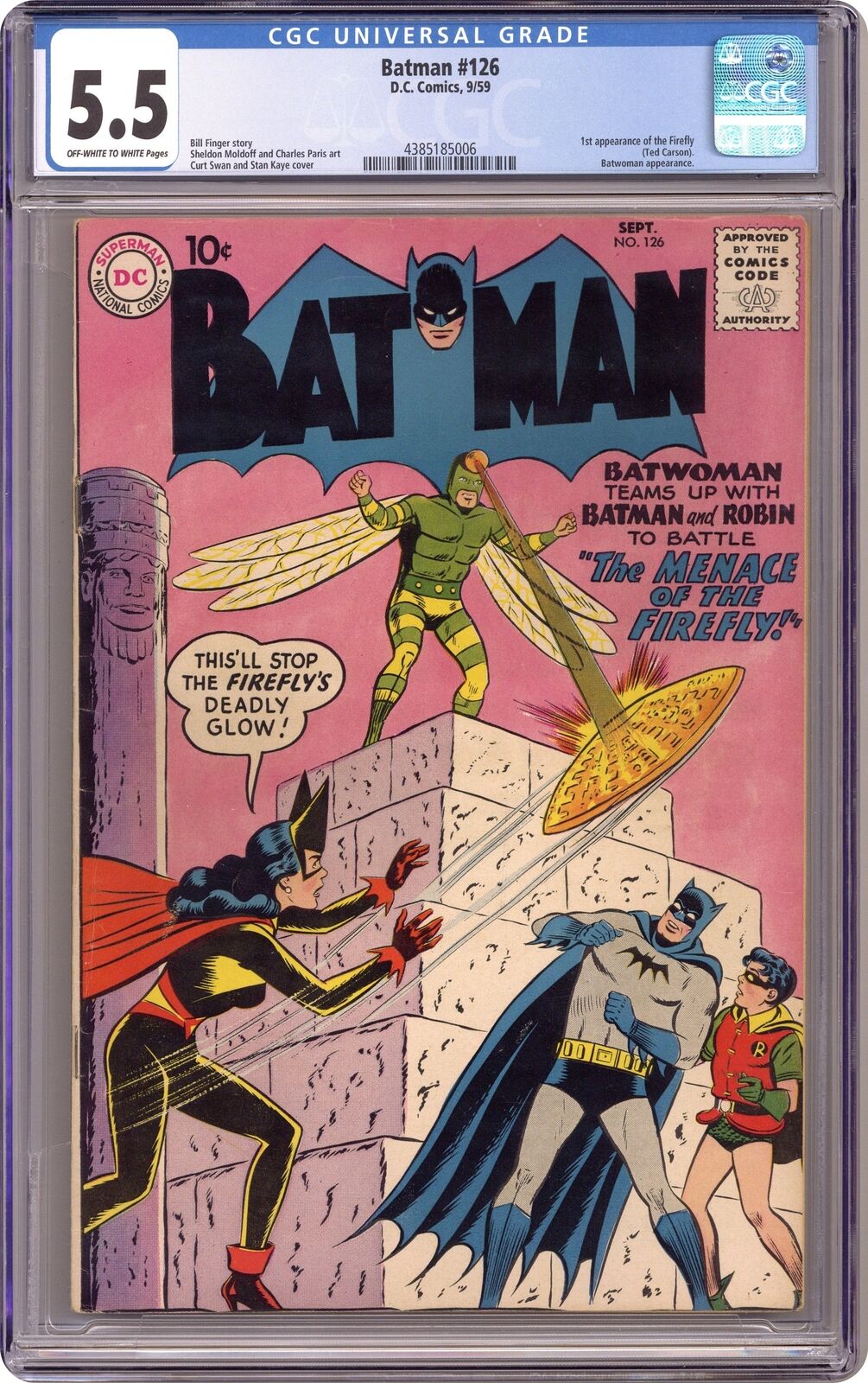 Batman #126 CGC 5.5 1959 4385185006