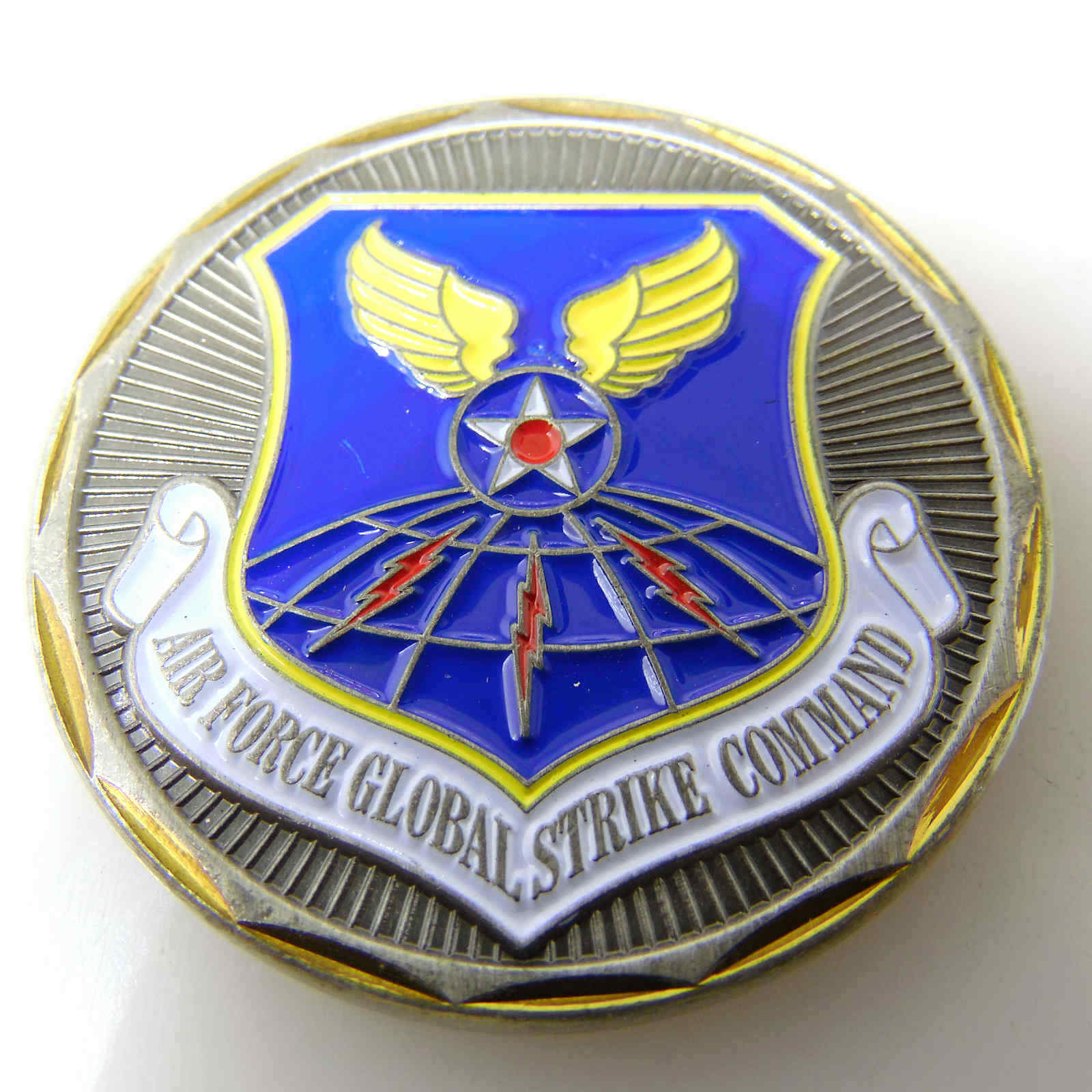 U.S. AIR FORCE BARKSDALE AFB AIR FORCE GLOBAL STRIKE COMMAND CHALLENGE COIN