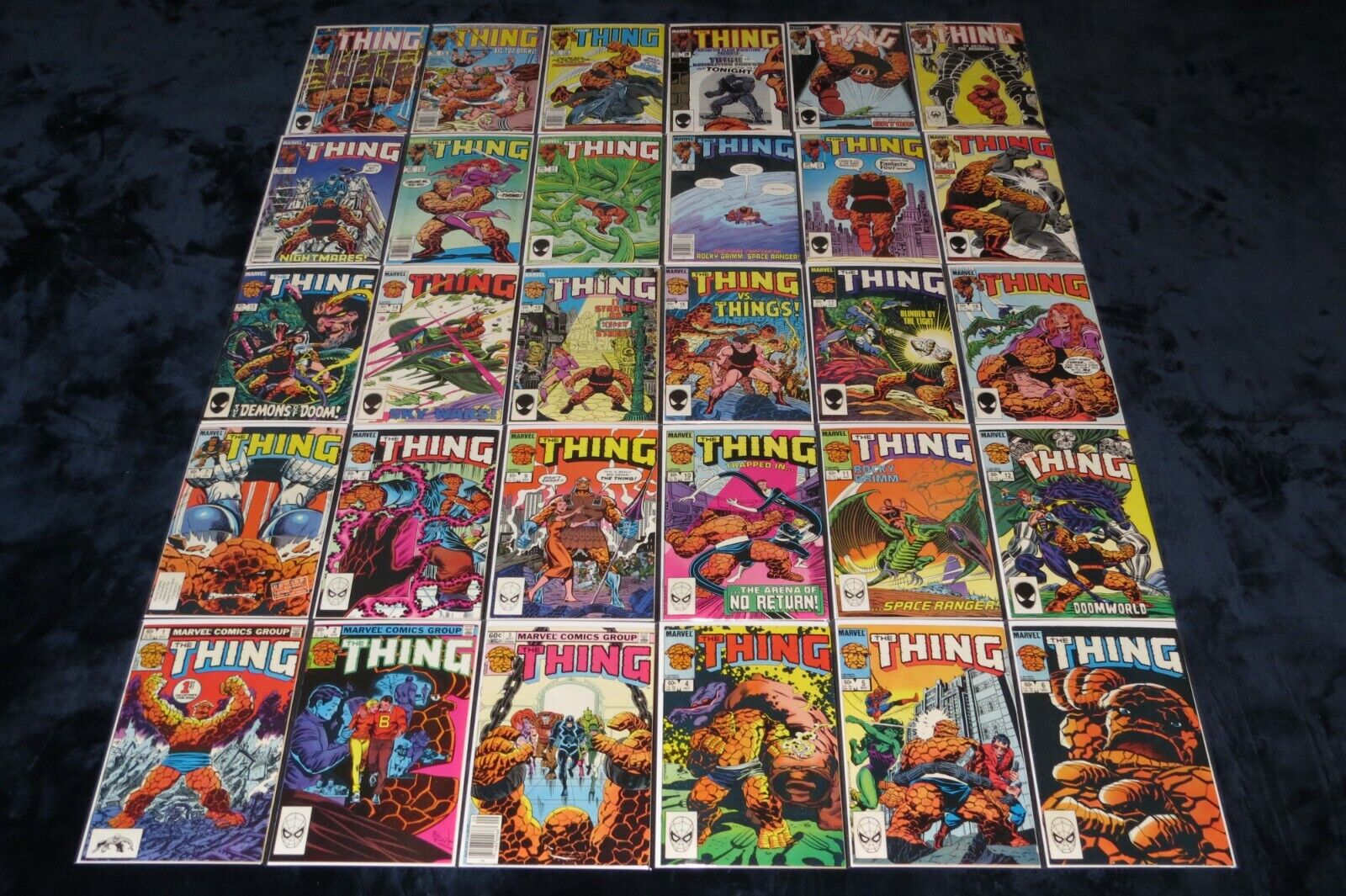 THE THING 1 - 36 COMPLETE SERIES 1983 SHE HULK MS MARVEL FANTASTIC FOUR LOT 35
