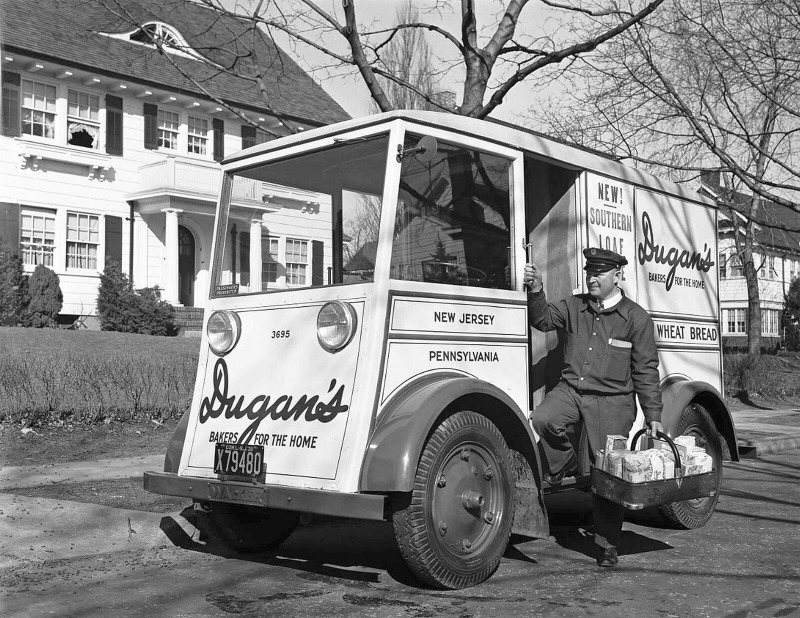 1938 Dugan Brothers Milk Delivery Truck Vintage Old Photo 8.5\
