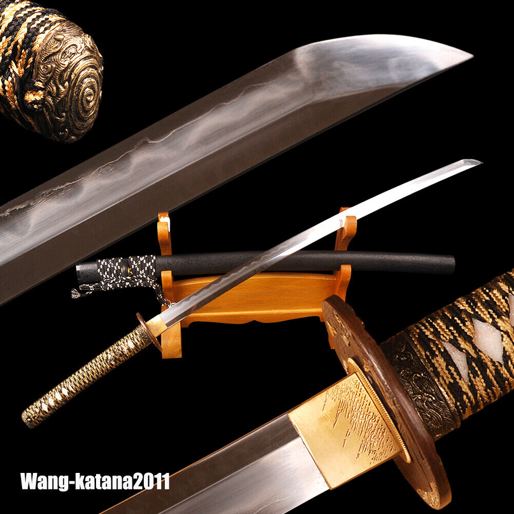 Top Grade Kobuse Katana Clay Tempered Folded T10 Japanese Samurai Sharp Sword