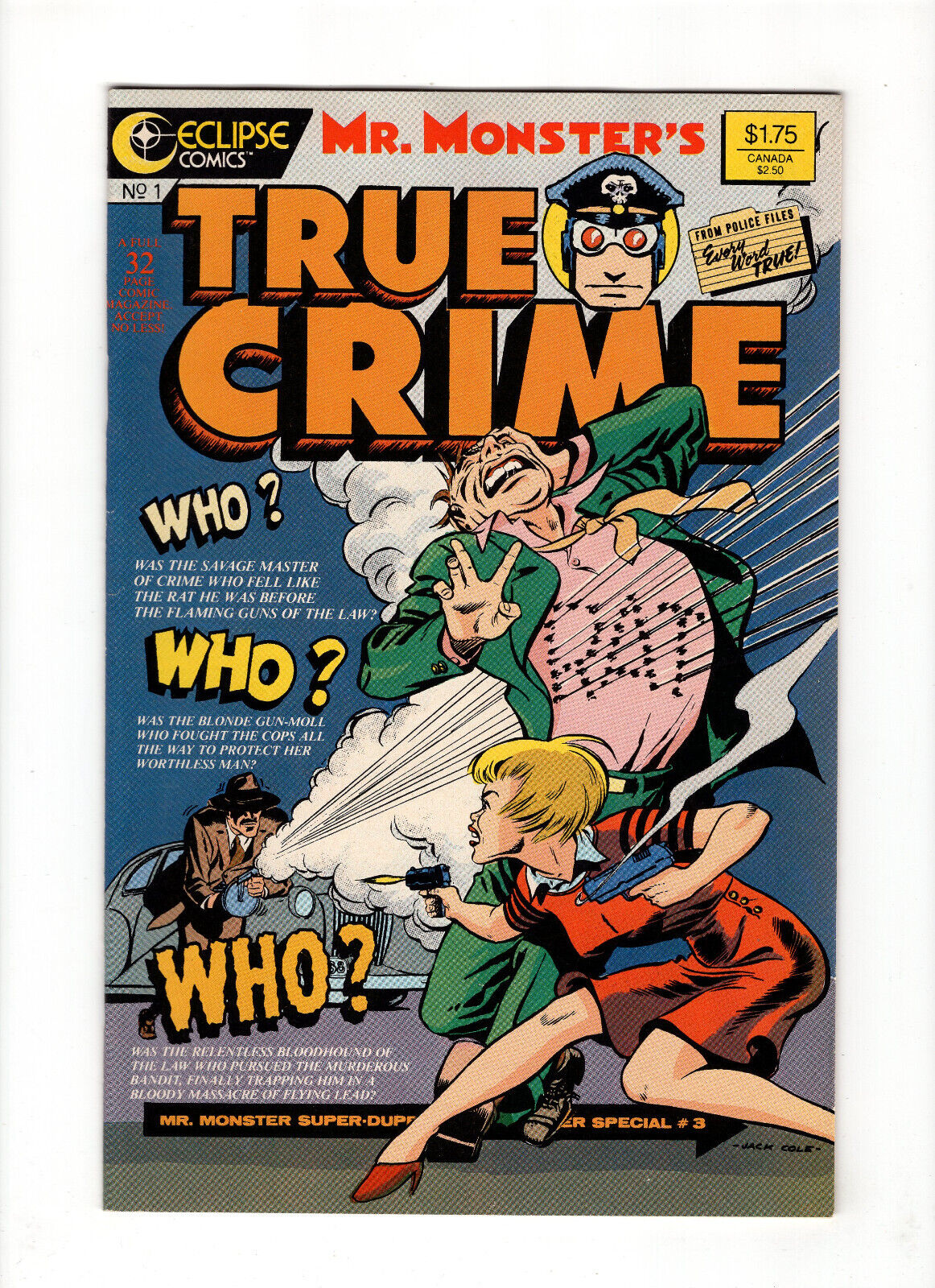Mr. Monster's True Crime #1 (1986, Eclipse Comics)