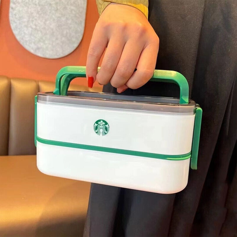 Starbucks Double Layer Insulated Large Capacity Lunch Box SUS304 Limited Edition
