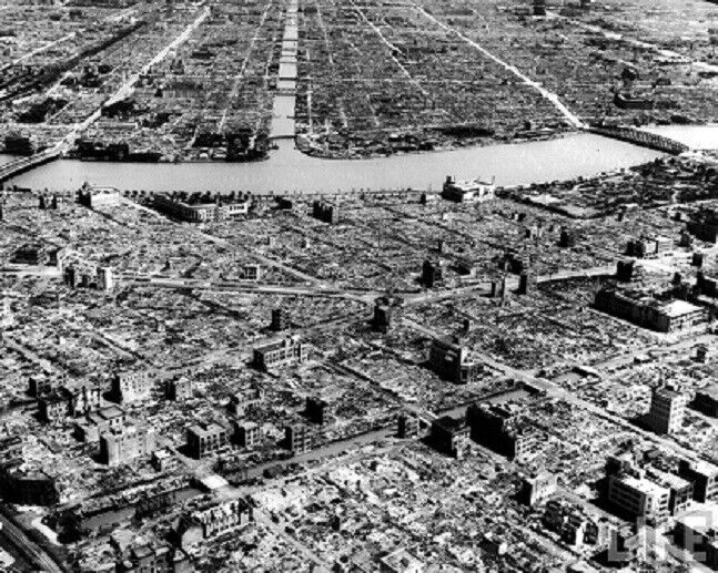 Hiroshima after the atomic bomb 8X10 WW2 World War II Photo 745