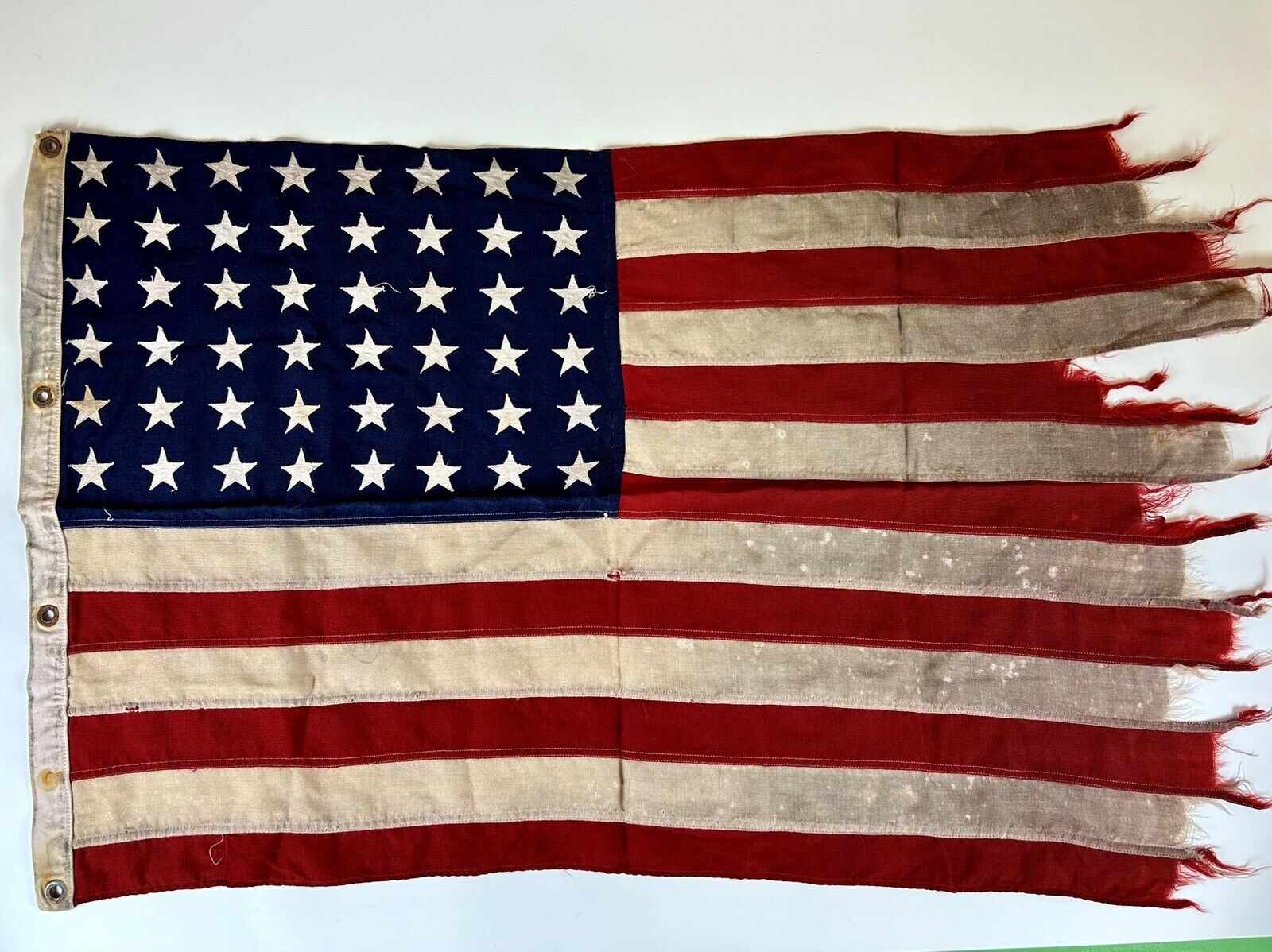 Historic WWII D Day US Naval American Flag USS President Warfield  - SS Exodus