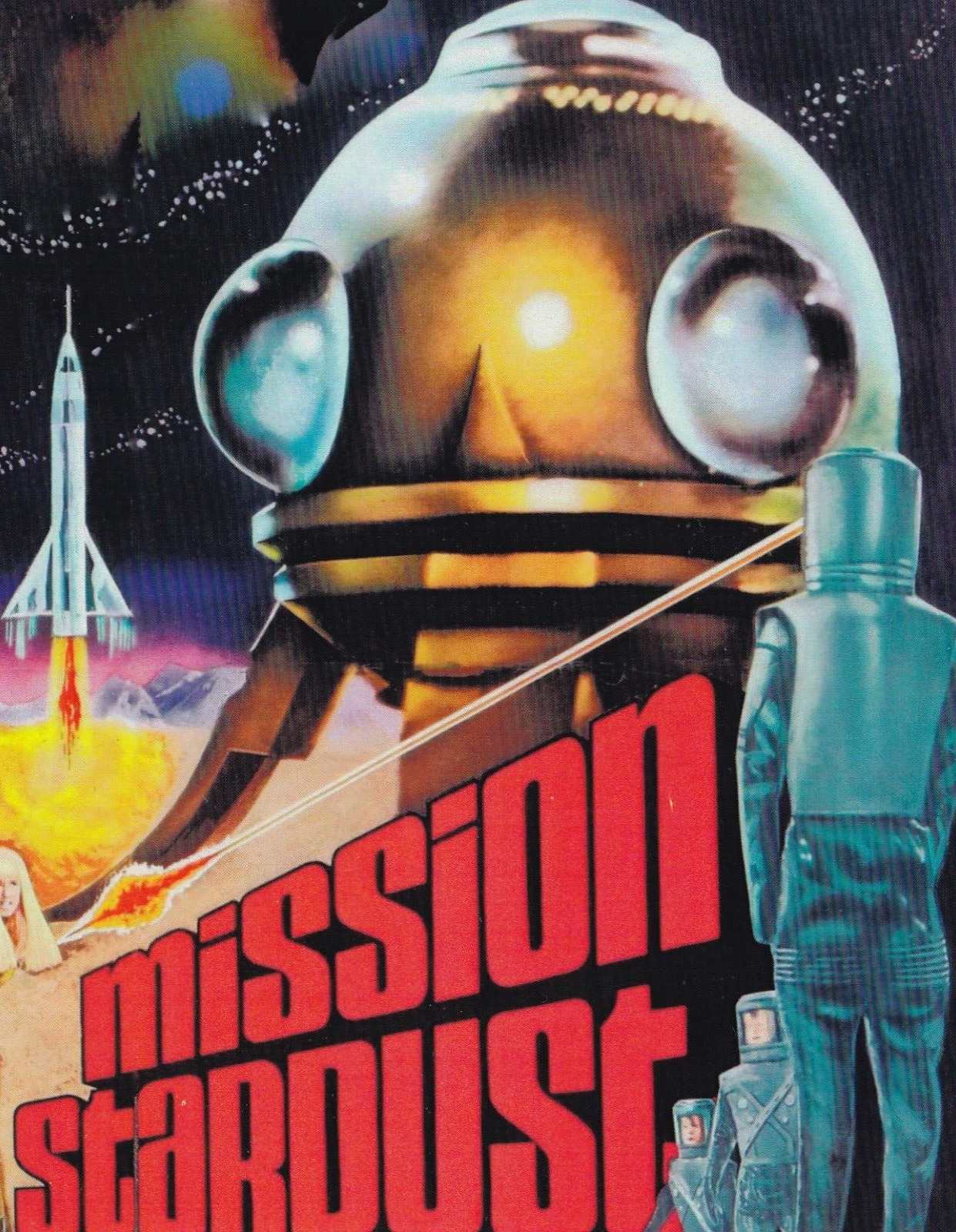 Mission Stardust Robot Science Fiction Movie Postcard PIXILUV