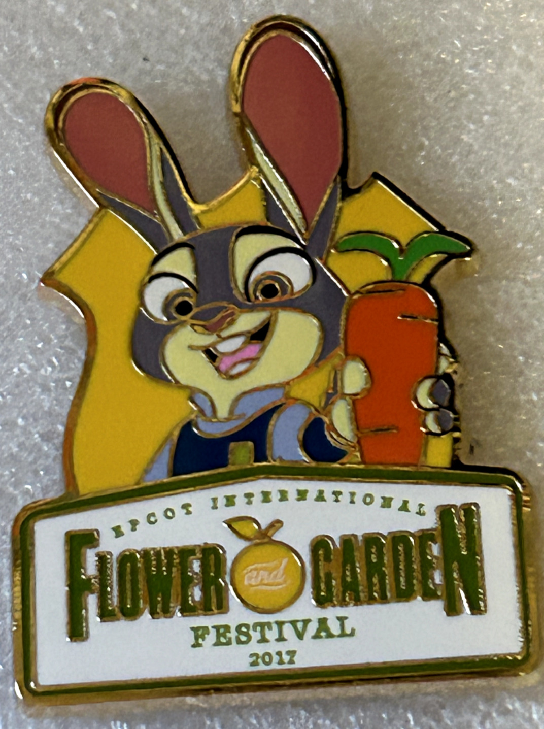 Disney pin PP120650 WDW - Judy Hopps - Epcot Flower and Garden Festival 2017