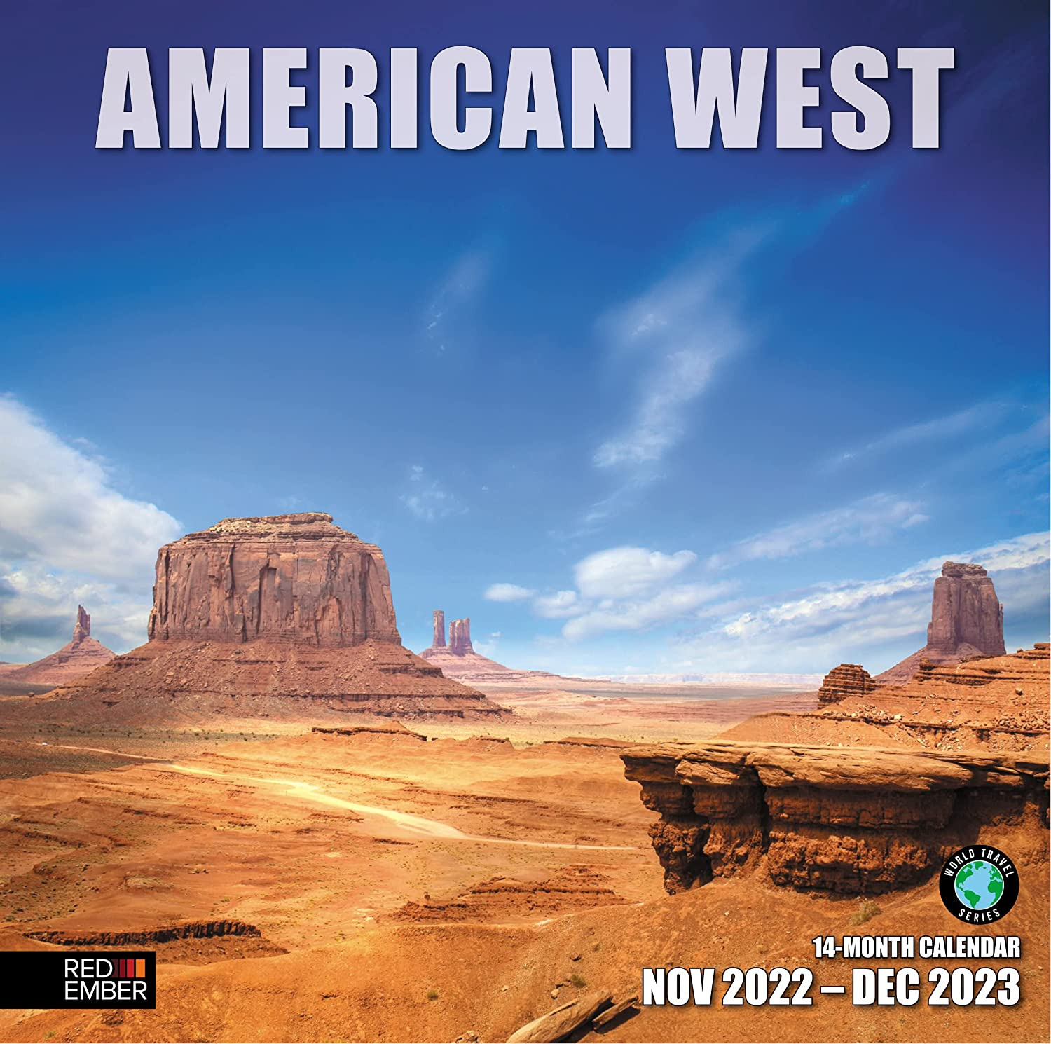 RED EMBER American West 2023 Monthly Wall Calendar 12\