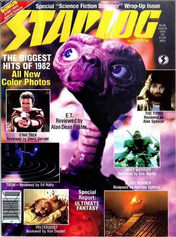 Starlog #64 FN; O'Quinn | Magazine E.T. Extraterrestrial - we combine shipping