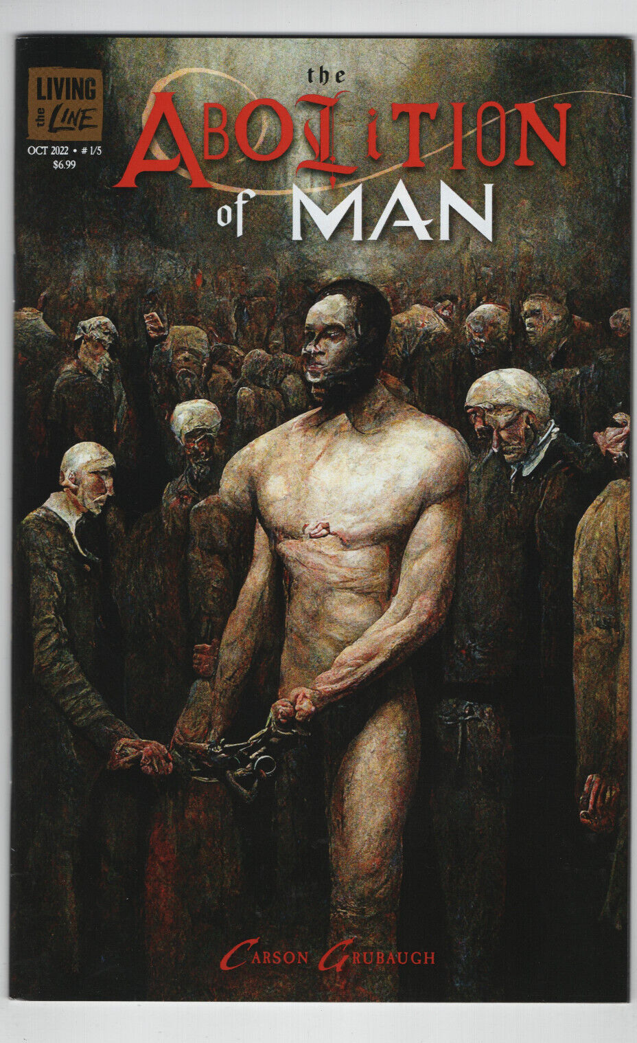 The Abolition Of Man #1 1st Comic by AI Artificial Intelligence Horror 2022