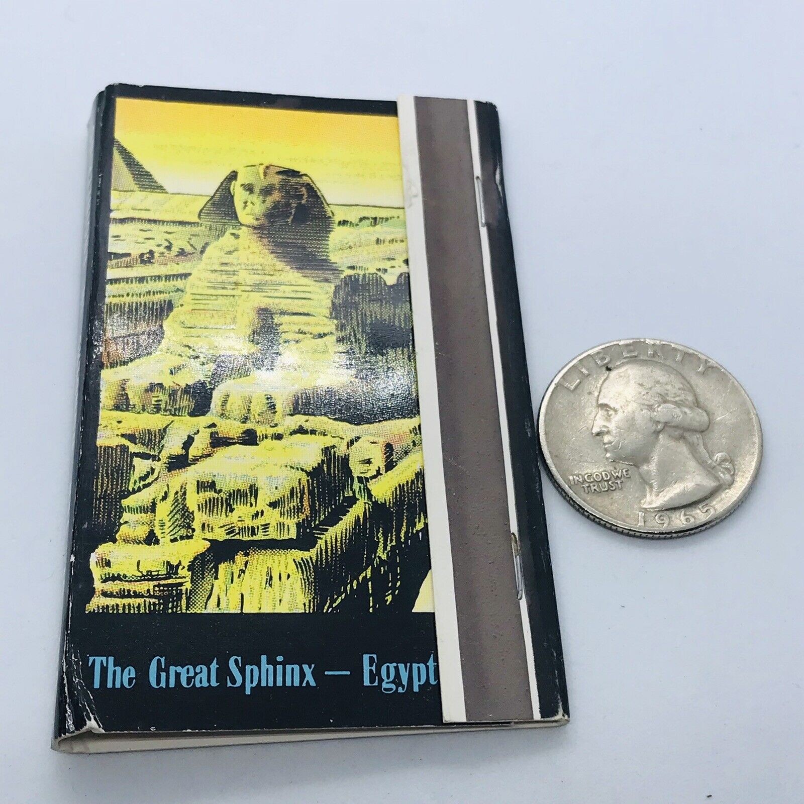 THE GREAT SPHINX EGYPT VINTAGE NEW MATCHBOOK LARGE ARROWSMITH LOS ANGELES TOOLS