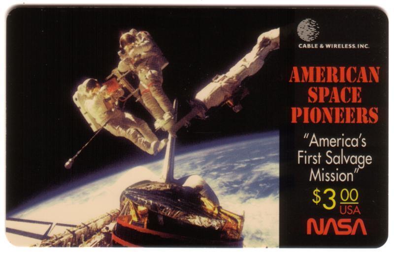 $3. \'America\'s First Salvage Mission\' NASA Recovery of Westar Phone Card